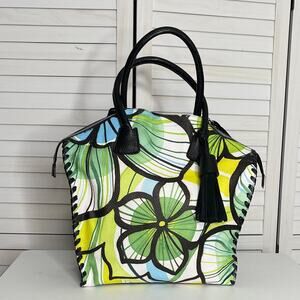 Claudia Firenze Multicolor Printed Tote Bag